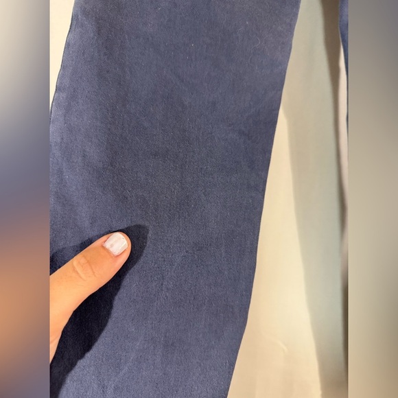 Umgee Navy Blue‎ Moto Jeggings M | Elastic Waist Stretch Pants Zip Hem Boho - Picture 5 of 10